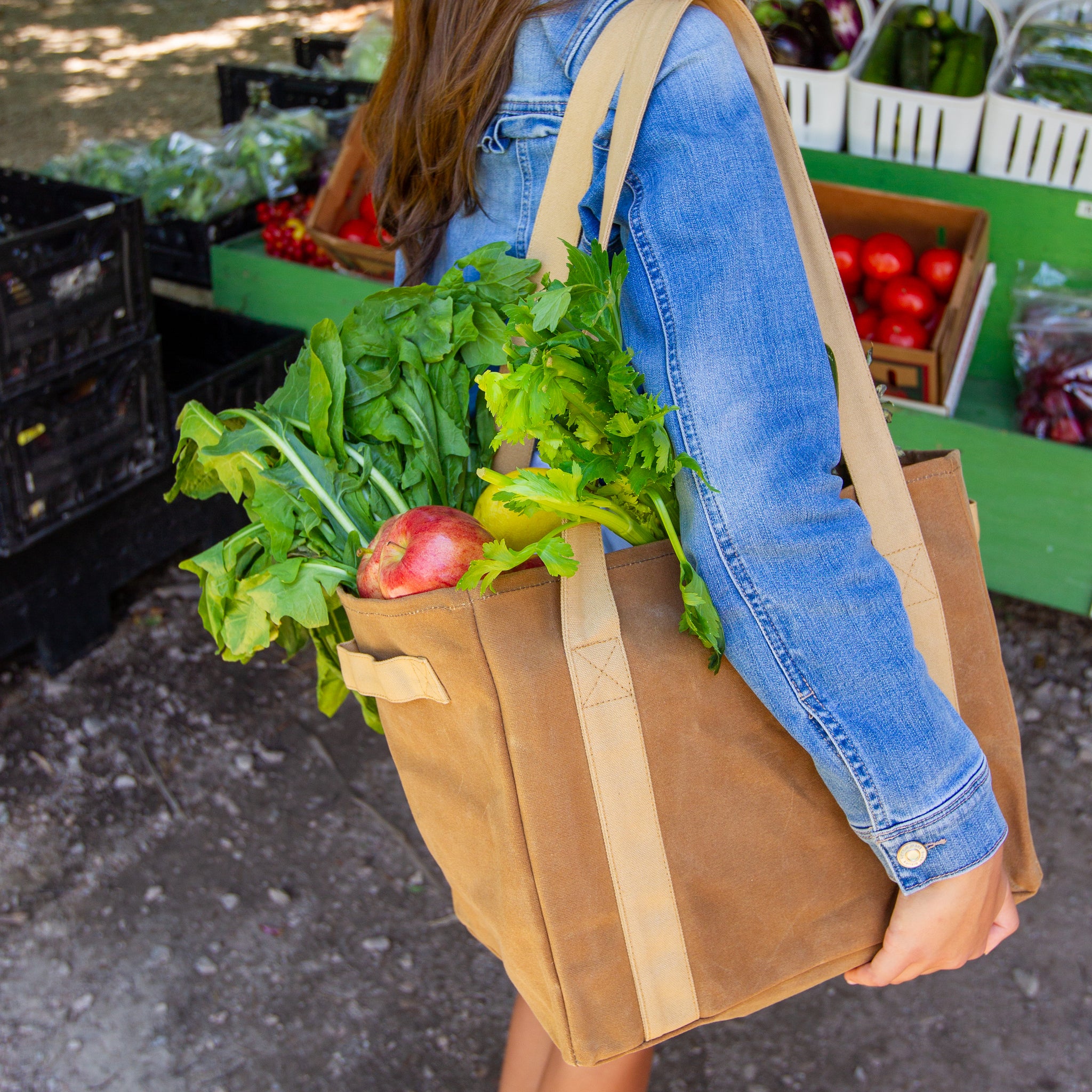 World's Strongest Tote Bag Handwaxed with Beeswax Colony Co.